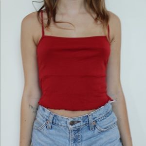 Brandy Melville Red Tank Top